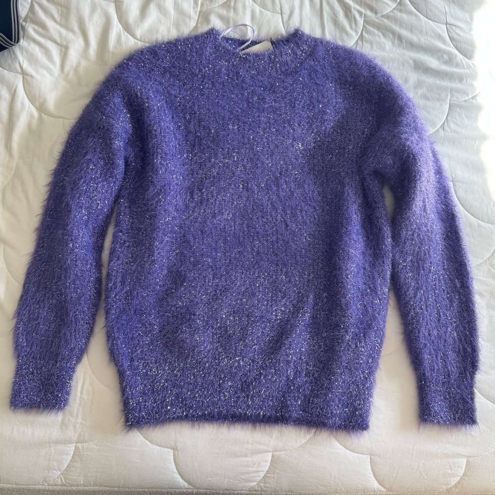 River Island Lavender Fuzzy Sweater